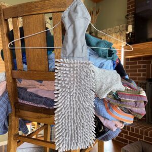 NORWEX Baclock Bath Chenille Hand Towel : Graphite Grey